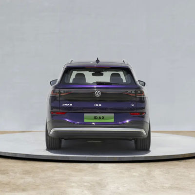 VW Id6x 4wd รถยนต์ไฟฟ้ากระปุกเกียร์ความเร็วเดียวมอเตอร์เดี่ยว 7 ที่นั่ง Suv Eec Coc