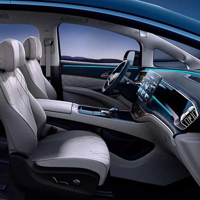 รถยนต์ไฟฟ้า MPV Denza D 9 EV เครื่องยนต์คู่ 7 ที่นั่ง ความสะดวกสบายภายใน MPV