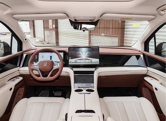ขอบล้อ 3045MM MPV Hybrid มี 7 ที่นั่งและความสูง 1805MM BYD Xia 2025 รุ่นยานอวกาศขนาดใหญ่